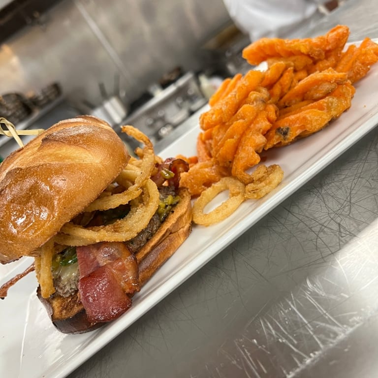 Indulge in Our Cheeseburger